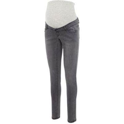 MAMALICIOUS Mllola Slim Grey Jeans A. Noos Broek voor dames, grijs (Grey Denim Grey Denim), 28W / 32L MAMALICIOUS Mllola Slim Grey Jeans A. Noos Broek voor dames, grijs (Grey Denim Grey Denim), 28W / 32L