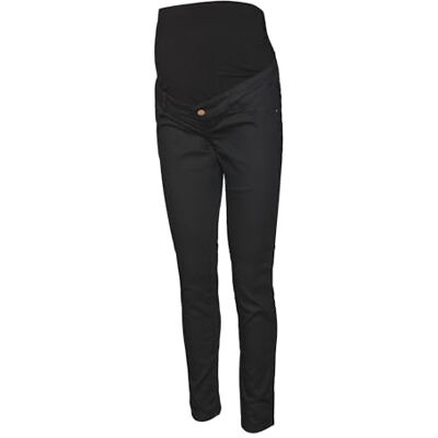 MAMALICIOUS Zwangerschaps slim jeans voor, Zwart, 28W / 32L MAMALICIOUS Zwangerschaps slim jeans voor, Zwart, 28W / 32L