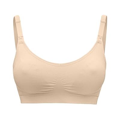 Medela Keep Cool Naadloze zwangerschaps- en borstvoedingsbeha met 6 ademende zones, zachte en elastische stof en extra ondersteuning Medela Keep Cool Naadloze zwangerschaps- en borstvoedingsbeha met 6 ademende zones, zachte en elastische stof en extra ondersteuning
