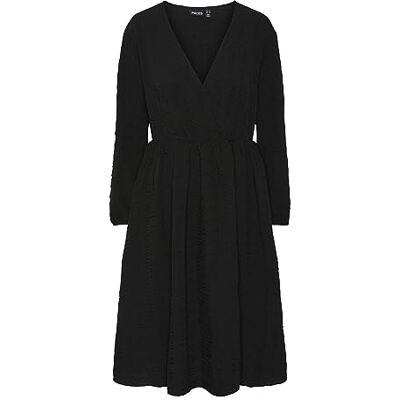 PIECES Bestseller A/S Pcjoanna Ls Midi Dress dames Gekleed PIECES Bestseller A/S Pcjoanna Ls Midi Dress dames Gekleed