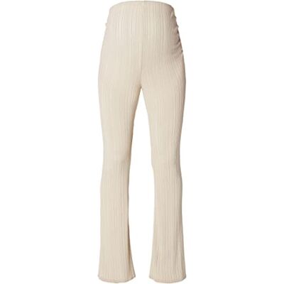 SUPERMOM Damesbroek Over The Belly Ribknit broek, Oatmeal P807, 42 SUPERMOM Damesbroek Over The Belly Ribknit broek, Oatmeal P807, 42