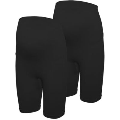 VERO MODA MATERNITY VMMISA HW Seamless Biker Short NOOS 2P, zwart/verpakking: zwart, L/XL VERO MODA MATERNITY VMMISA HW Seamless Biker Short NOOS 2P, zwart/verpakking: zwart, L/XL