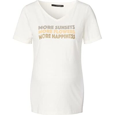 SUPERMOM Dames Tee Short Sleeve More T-Shirt, Marshmallow P157, 42 SUPERMOM Dames Tee Short Sleeve More T-Shirt, Marshmallow P157, 42