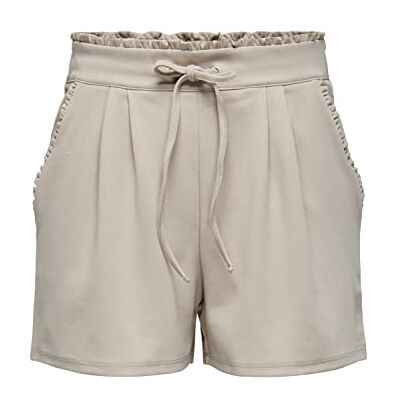 ONLY Bestseller A/S Dames ONLSANIA Frill JRS Shorts, Chateau Gray, XS, Chateau Gray, XS ONLY Bestseller A/S Dames ONLSANIA Frill JRS Shorts, Chateau Gray, XS, Chateau Gray, XS