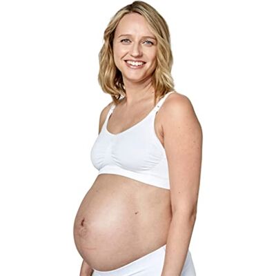Medela Keep Cool BH Naadloze zwangerschaps- en borstvoedingsbeha met zachte stof met 2 ademende zones voor een comfortabele grip Medela Keep Cool BH Naadloze zwangerschaps- en borstvoedingsbeha met zachte stof met 2 ademende zones voor een comfortabele grip