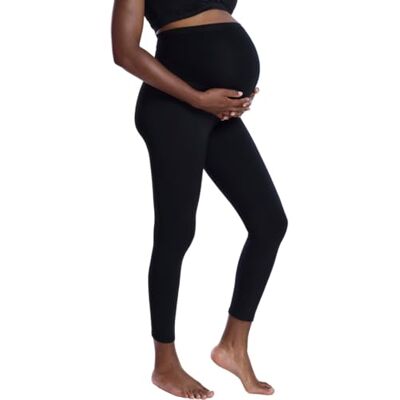 Motherhood Maternity Dames Essential Stretch Secret Fit Belly Leggings, Zwart, M Motherhood Maternity Dames Essential Stretch Secret Fit Belly Leggings, Zwart, M