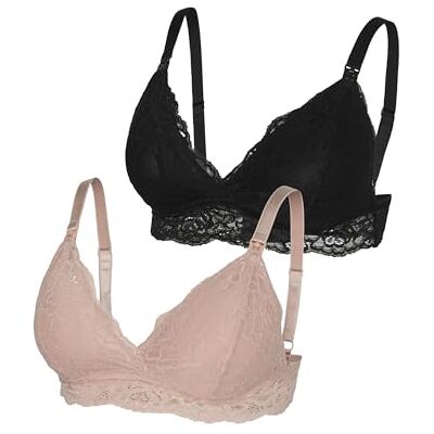 MAMALICIOUS Mlsidsel Alba Lace Bra 2f 2-p dames Beha MAMALICIOUS Mlsidsel Alba Lace Bra 2f 2-p dames Beha