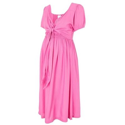 MAMALICIOUS Dames MLJOLENE TESS 2/4 Woven UK Dress 2F A. Jurk, Super Pink, S MAMALICIOUS Dames MLJOLENE TESS 2/4 Woven UK Dress 2F A. Jurk, Super Pink, S
