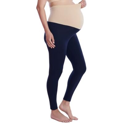 Motherhood Maternity Dames Essential Stretch Secret Fit Belly Leggings, marineblauw, 3X Motherhood Maternity Dames Essential Stretch Secret Fit Belly Leggings, marineblauw, 3X