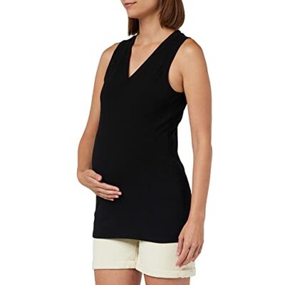 SUPERMOM Dames Top Guyton mouwloos shirt/cami shirt, Black P090, 44 SUPERMOM Dames Top Guyton mouwloos shirt/cami shirt, Black P090, 44