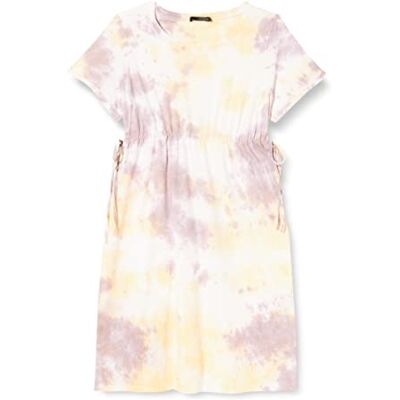 SUPERMOM Damesjurk met korte mouwen, Tie Dye jurk, Nieuwe wei P915, 34 SUPERMOM Damesjurk met korte mouwen, Tie Dye jurk, Nieuwe wei P915, 34