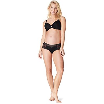 Noppies Dames Deluxe Mesh Driehoek Nursing Bra Zwangerschapsbeha, ondoorzichtig, zwart (black C270), 70B Noppies Dames Deluxe Mesh Driehoek Nursing Bra Zwangerschapsbeha, ondoorzichtig, zwart (black C270), 70B