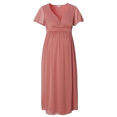 Noppies Amelie Maxi Dress Ss Jurk voor dames, Burlwood, S Noppies Amelie Maxi Dress Ss Jurk voor dames, Burlwood, S