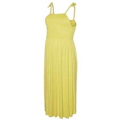 MAMALICIOUS Mama Licious MLETTRA SL JRS UK Jurk voor dames, geel, M MAMALICIOUS Mama Licious MLETTRA SL JRS UK Jurk voor dames, geel, M