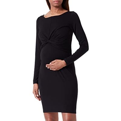 MAMALICIOUS MLMACY June L/S JRS Boat Dress 2F A. Jurk, zwart, L, zwart, L MAMALICIOUS MLMACY June L/S JRS Boat Dress 2F A. Jurk, zwart, L, zwart, L