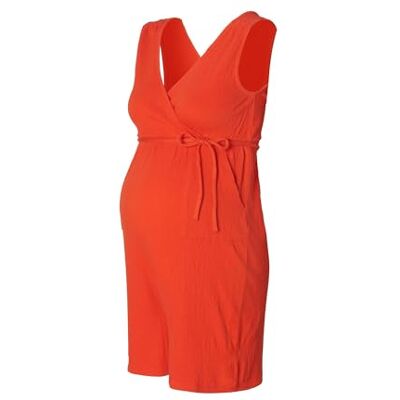 Esprit Maternity Jumpsuit Nursing Short Sleeve Over The Belly, Pompoen 825, XS Esprit Maternity Jumpsuit Nursing Short Sleeve Over The Belly, Pompoen 825, XS