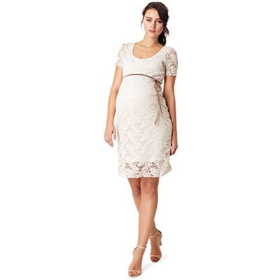 Noppies zwangerschapsjurk voor dames, beige (Light Sand C019), S Noppies zwangerschapsjurk voor dames, beige (Light Sand C019), S