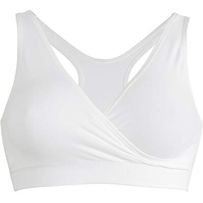 Medela Women's Sleep Bra Seamless Bra With Stretch Fabric, for Comfortable Support As You Sleep During and After Pregnancy Medela Women's Sleep Bra Seamless Bra With Stretch Fabric, for Comfortable Support As You Sleep During and After Pregnancy