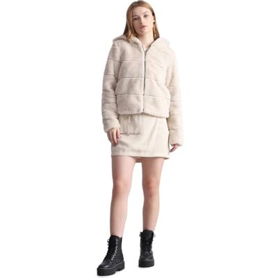 ONLY Bestseller A/S ONLNEWCHRIS FUR Hooded Jacket CC OTW Jacket, Moonbeam, S, Moonbeam, S ONLY Bestseller A/S ONLNEWCHRIS FUR Hooded Jacket CC OTW Jacket, Moonbeam, S, Moonbeam, S