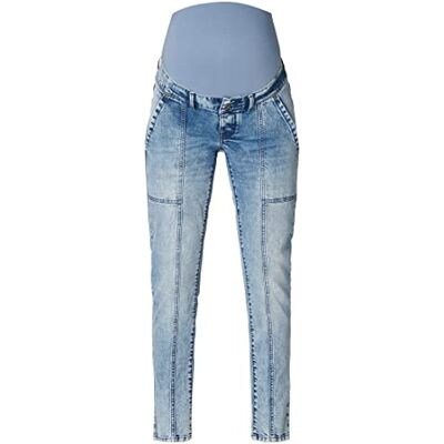 SUPERMOM Empire Over The Belly Mom Jeans voor dames, Authentic Blue P310, 30 SUPERMOM Empire Over The Belly Mom Jeans voor dames, Authentic Blue P310, 30