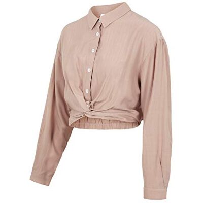 MAMALICIOUS Mlxenia L/S Woven Short Top dames Bloes MAMALICIOUS Mlxenia L/S Woven Short Top dames Bloes