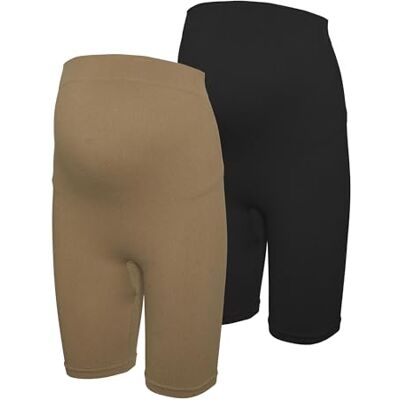 MAMALICIOUS MAMA.LICIOUS Vmmisa Hw Naadloze Biker Short Noos 2P, Tigers Eye/Pack: zwart, L/XL MAMALICIOUS MAMA.LICIOUS Vmmisa Hw Naadloze Biker Short Noos 2P, Tigers Eye/Pack: zwart, L/XL