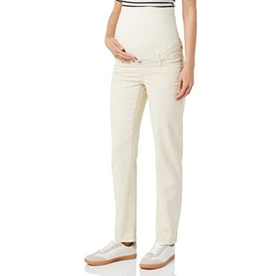 SUPERMOM Brooke Over The Belly Mom Jeans, Bone White-P989, 30, Bone White P989, 30 SUPERMOM Brooke Over The Belly Mom Jeans, Bone White-P989, 30, Bone White P989, 30