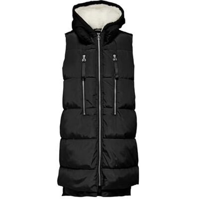 ONLY Bestseller A/S Dames ONLNEWNORA Puffer Waistcoat CC OTW jas, zwart, S, Schwarz, S ONLY Bestseller A/S Dames ONLNEWNORA Puffer Waistcoat CC OTW jas, zwart, S, Schwarz, S