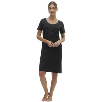 MAMALICIOUS MAMA.LICIOUS MLMIRA SOLID JRS Nightgown 2F A. E. NOOS Nachthemd, zwart, L, zwart, L MAMALICIOUS MAMA.LICIOUS MLMIRA SOLID JRS Nightgown 2F A. E. NOOS Nachthemd, zwart, L, zwart, L