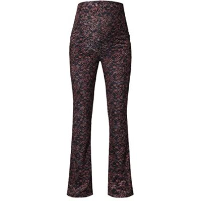 SUPERMOM Cary The Belly All Over Print Damesbroek, Black-P090, XL SUPERMOM Cary The Belly All Over Print Damesbroek, Black-P090, XL