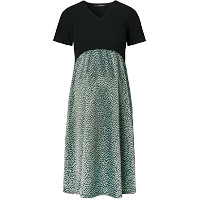 SUPERMOM Damesjurk met korte mouwen, allover print, minimal luipaardjurk, Sea Spray P917, 36 NL SUPERMOM Damesjurk met korte mouwen, allover print, minimal luipaardjurk, Sea Spray P917, 36 NL