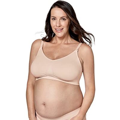 Medela Keep Cool Naadloze zwangerschaps- en borstvoedingsbeha met 6 ademende zones, zachte en elastische stof en extra ondersteuning Medela Keep Cool Naadloze zwangerschaps- en borstvoedingsbeha met 6 ademende zones, zachte en elastische stof en extra ondersteuning