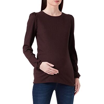 SUPERMOM Dames Top Clio Long Sleeve T-Shirt, Seal Brown-N013, L SUPERMOM Dames Top Clio Long Sleeve T-Shirt, Seal Brown-N013, L
