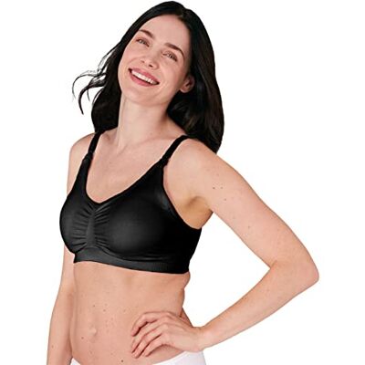 Medela Borstvoedings- en expressie-beha, 3-in-1, ademend en licht voor optimaal comfort tijdens borstvoeding of expressie, zwart, L Medela Borstvoedings- en expressie-beha, 3-in-1, ademend en licht voor optimaal comfort tijdens borstvoeding of expressie, zwart, L