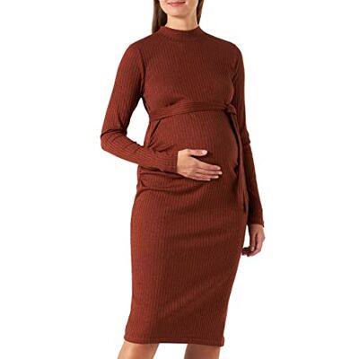 SUPERMOM Damesjurk Acton jurk met lange mouwen, Mocha Bisque P946, 38 SUPERMOM Damesjurk Acton jurk met lange mouwen, Mocha Bisque P946, 38