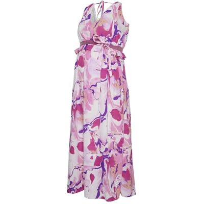 MAMALICIOUS MAMA.LICIOUS MLESRA SL WO AL Dress, Sangria Sunset/Aop: grafisch, M MAMALICIOUS MAMA.LICIOUS MLESRA SL WO AL Dress, Sangria Sunset/Aop: grafisch, M