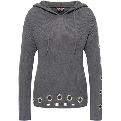nascita Damestrui met capuchon 23723418-NA03, antraciet, XL/XXL, antraciet, XL/XXL nascita Damestrui met capuchon 23723418-NA03, antraciet, XL/XXL, antraciet, XL/XXL