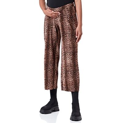 MAMALICIOUS Bestseller A/S MLAURA JRS plisse broek voor dames, zwart/AOP: Leo, M, zwart/Aop: leo, M MAMALICIOUS Bestseller A/S MLAURA JRS plisse broek voor dames, zwart/AOP: Leo, M, zwart/Aop: leo, M