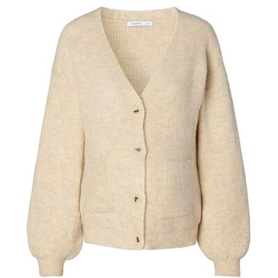 Noppies Maternity Kaavi Cardigan met lange mouwen, Whitecap Gray N126, M Noppies Maternity Kaavi Cardigan met lange mouwen, Whitecap Gray N126, M