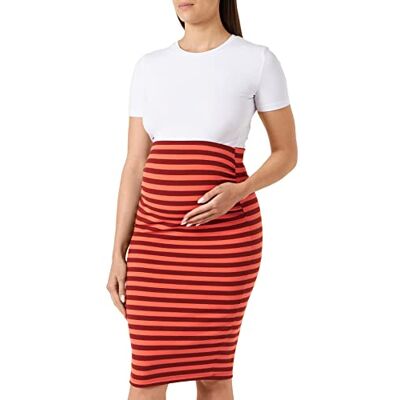 SUPERMOM Fruitland Over The Belly Rok voor dames, Living Coral N066, 38 SUPERMOM Fruitland Over The Belly Rok voor dames, Living Coral N066, 38