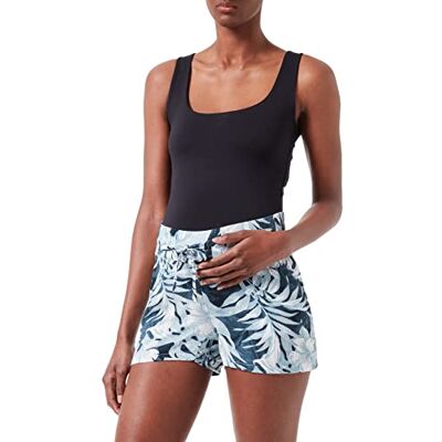 Noppies Dames Under The Belly Allover Print Niles Shorts, Blue Graphite P334, 40 Noppies Dames Under The Belly Allover Print Niles Shorts, Blue Graphite P334, 40