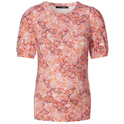 SUPERMOM Dames Tee Florala Short Sleeve All Over Print T-shirt, Mock Orange N068, 42 SUPERMOM Dames Tee Florala Short Sleeve All Over Print T-shirt, Mock Orange N068, 42