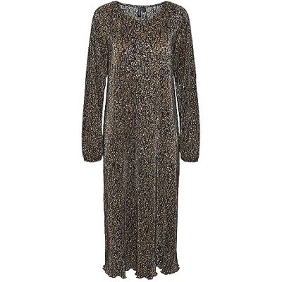 PIECES Bestseller A/S Pcjohanne Ls O-hals Midi Dress dames Gekleed PIECES Bestseller A/S Pcjohanne Ls O-hals Midi Dress dames Gekleed