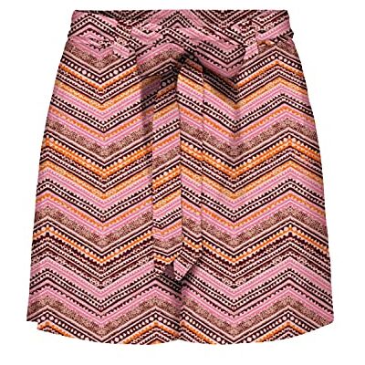 ONLY Bestseller A/S Dames Onlnova Life Jasmin PTM Shorts, Sun Orange/AOP:428 Rocking Zigzag, S, Sun Orange/Aop: 428 Rocking Zigzag, S ONLY Bestseller A/S Dames Onlnova Life Jasmin PTM Shorts, Sun Orange/AOP:428 Rocking Zigzag, S, Sun Orange/Aop: 428 Rocking Zigzag, S