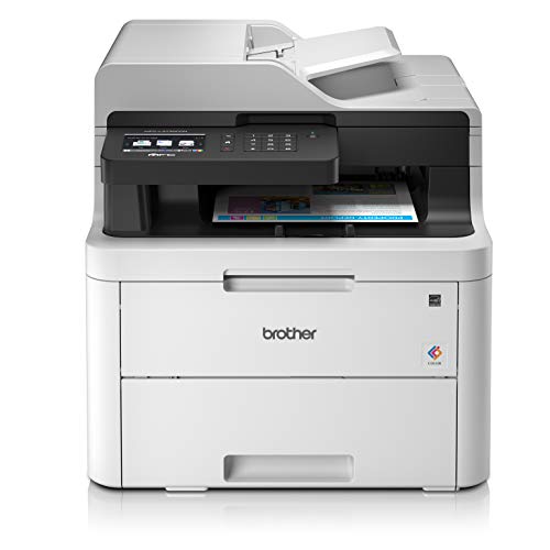 Brother MFC-L3730CDN Colour Laser Printer All-in-One, USB 2.0/netwerk, Printer/Scanner/Copier/Faxmachine, 2-zijdig afdrukken, A4-printer, printer voor kleine kantoren en thuiskantoren