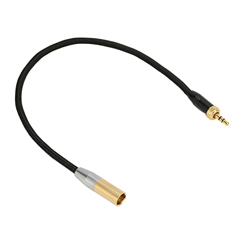 ASHATA 3,5 Mm Naar Mini XLR-kabel, Ongebalanceerde 3,5 Mm Stereo Male Naar XLR-adapter Microfoon Audiokabel voor BMPCC Camera-camcorder Video Assist, voor C70-camcorder