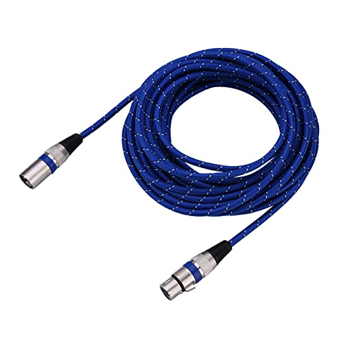 Socobeta Micro Cable Lead Mini XLR Man-vrouw Plug Balance 3-pins microfoon MIC-audiokabel 1M-20M(10 meter)