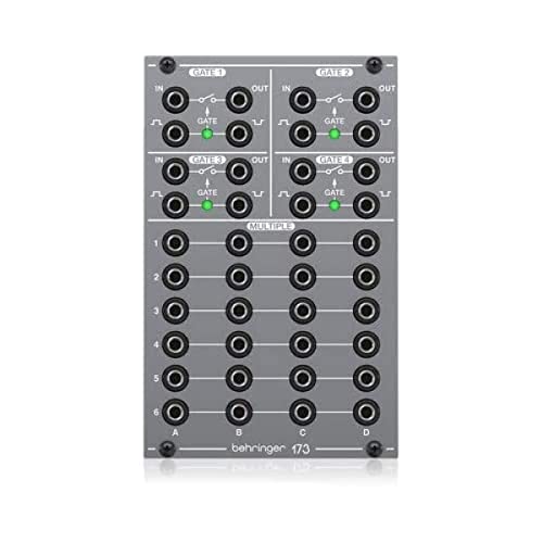 Behringer 173 quad gate/multiples, legendarische analoge quad gate en multiples module voor Eurorack