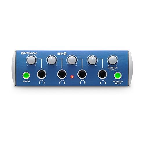 PreSonus HP4, 4-kanaals hoofdtelefoonversterker voor opname, podcasting en muziekproductie