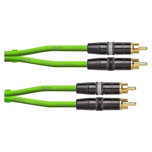 Cordial Kabel cinch/cinch 60 cm groen